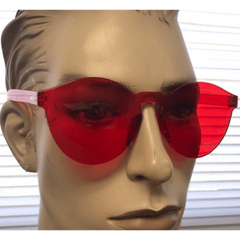 All Red Color Injection Mold Sunglasses