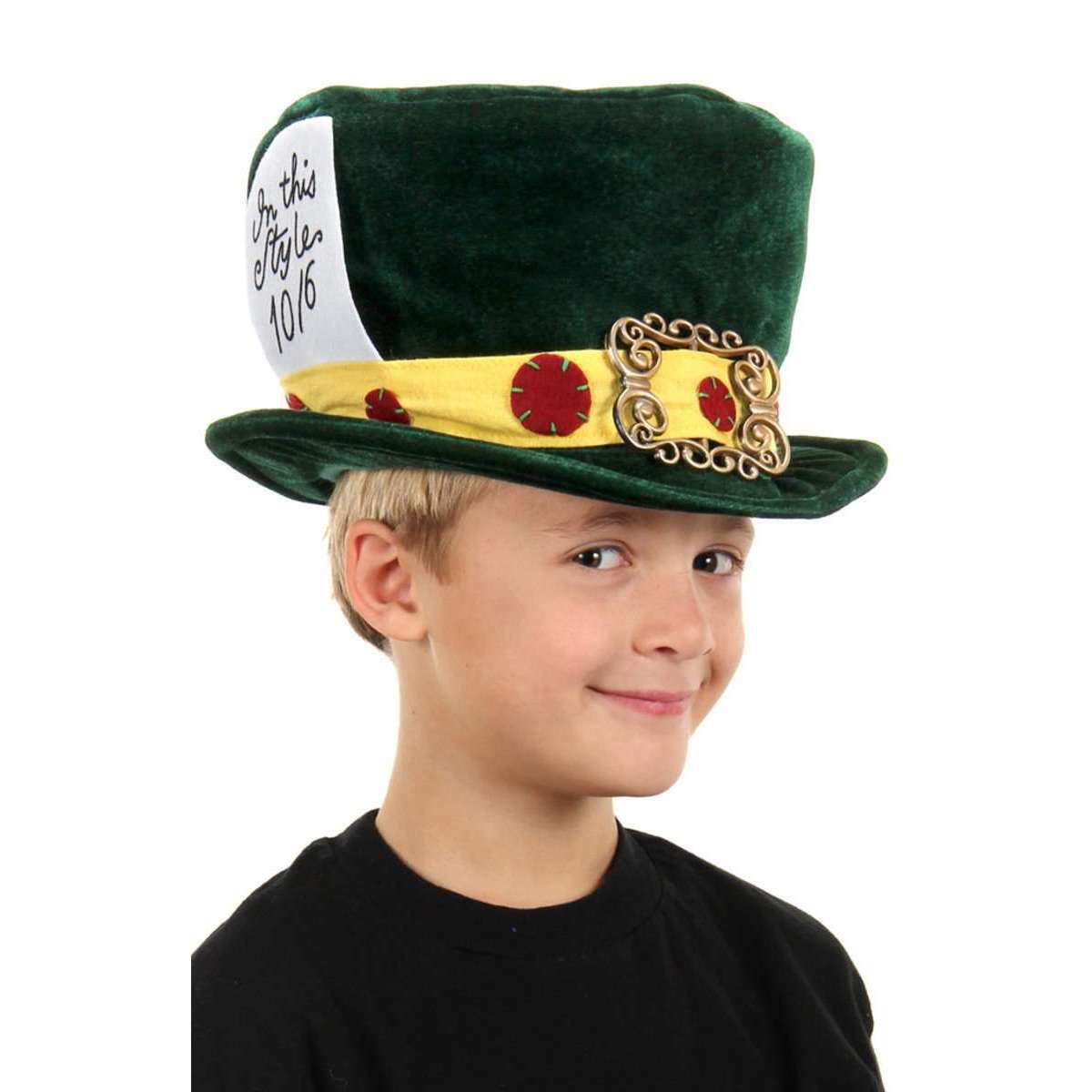 Disney Alice in Wonderland Kids Mad Hatter Plush Hat