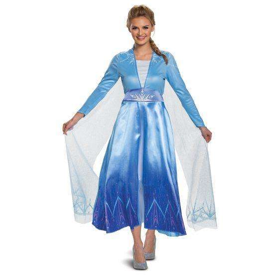 Elsa Toddler Classic Costume, Official Disney Frozen Halloween Costume,  Size Medium (3T-4T)