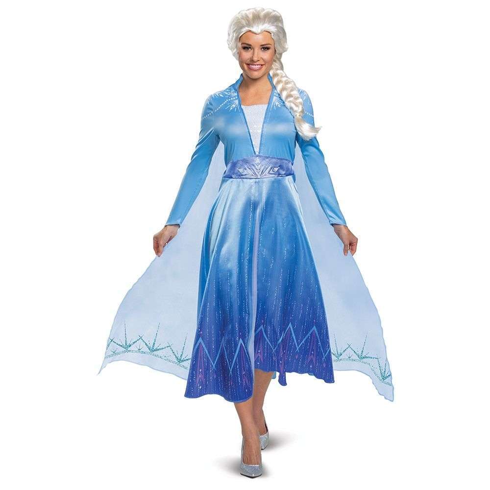 Deluxe Disney Frozen Elsa Adult Costume