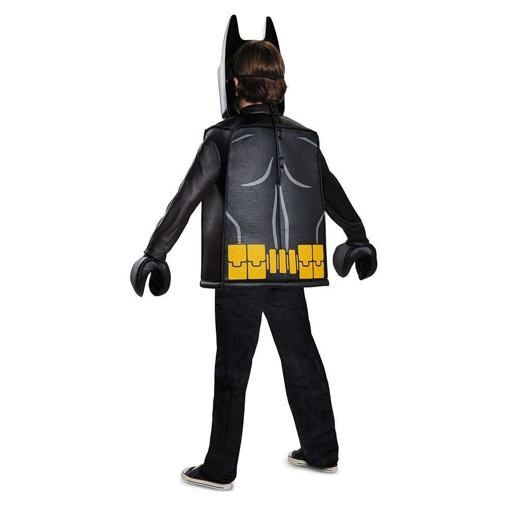 Boys Deluxe Batman Costume Dark Knight Muscle Chest Fancy Dress Child Outfit