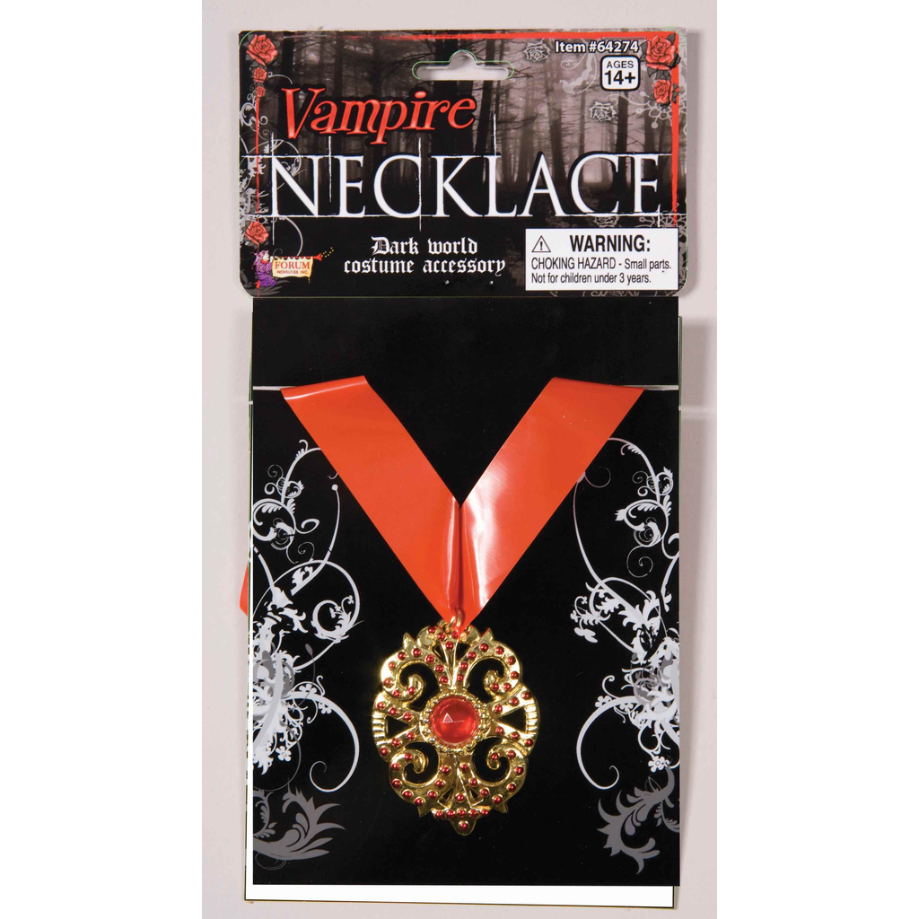 Vampire Necklace With Medallion