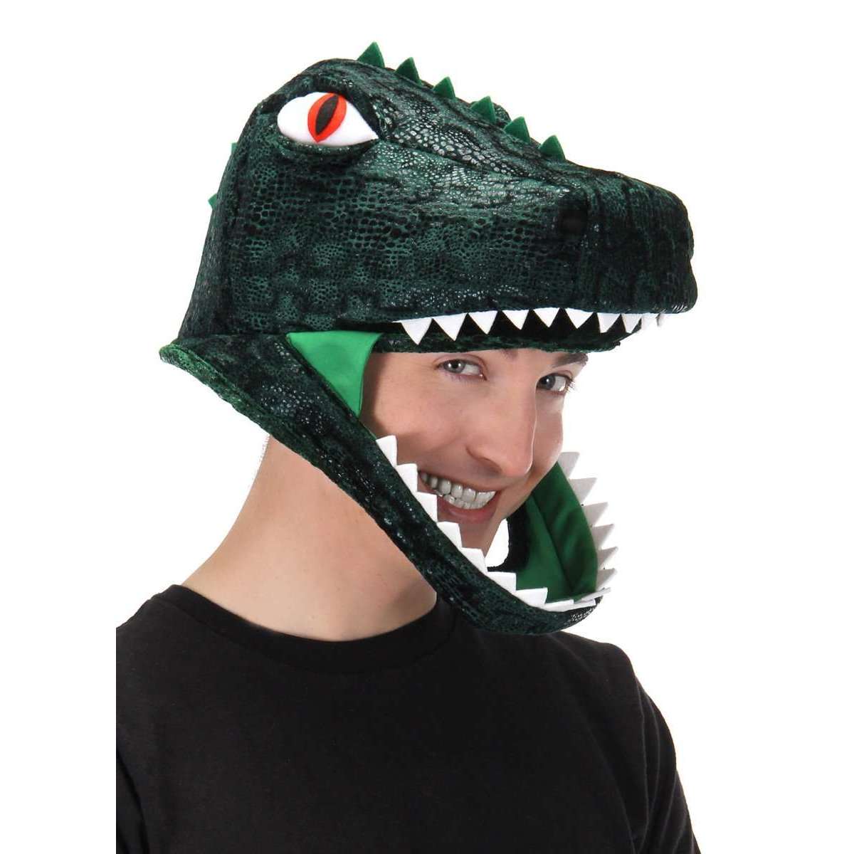 T-Rex Jawesome Plush Hat Adjustable for All Ages