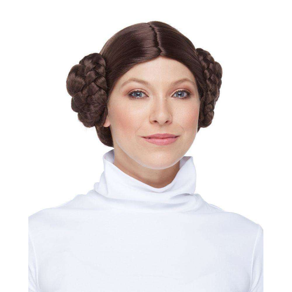 Brown Space Princess Leia Inspired Wig