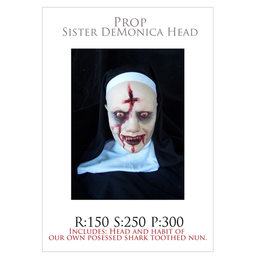 Sister DeMonica Head Prop