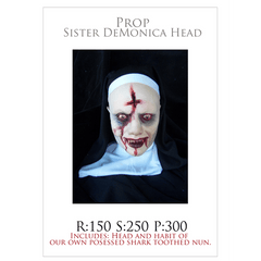 Sister DeMonica Head Prop