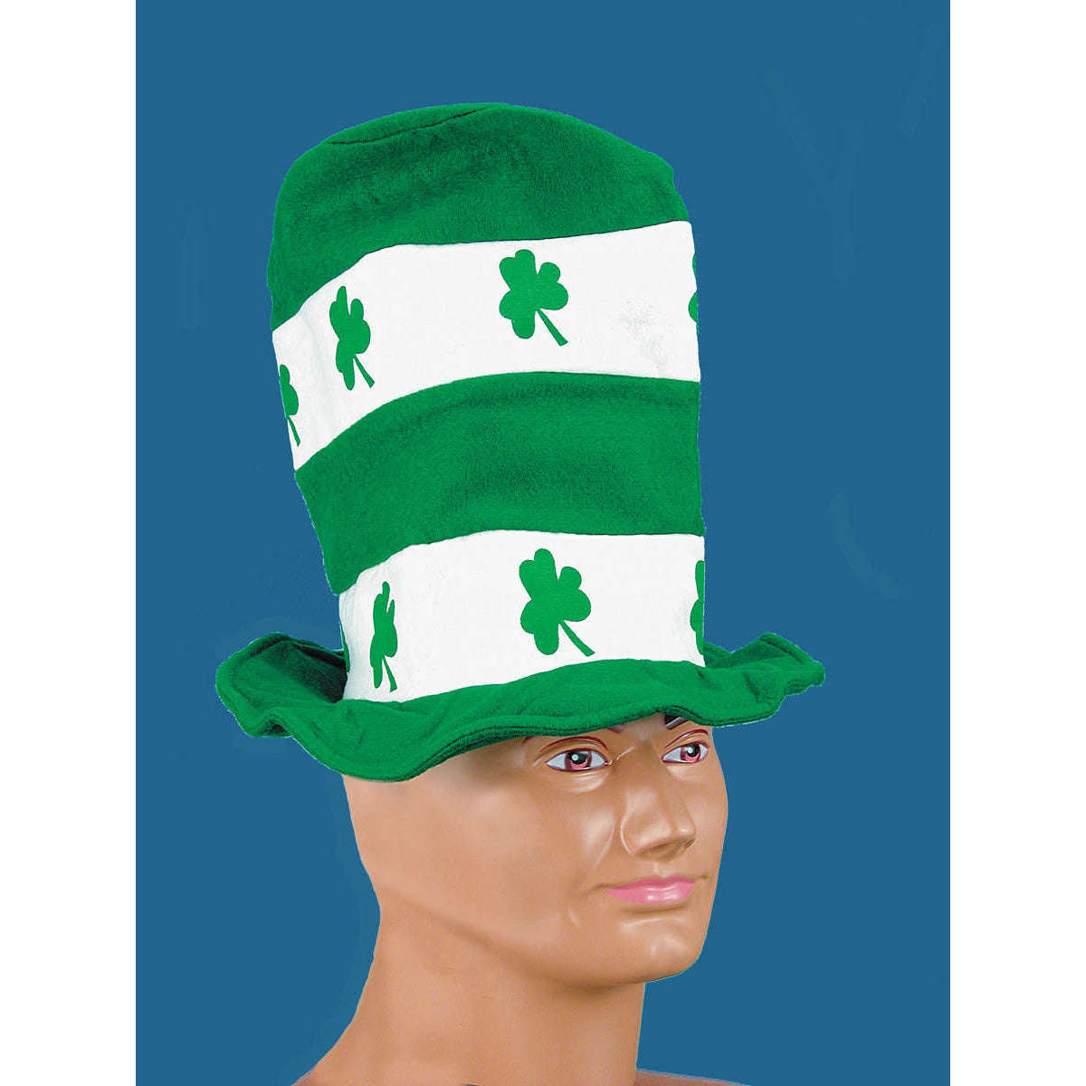 Saint Patricks Day Shamrock Adult StovePipe Hat