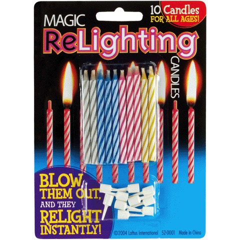 Magic Re-Lighting Candles
