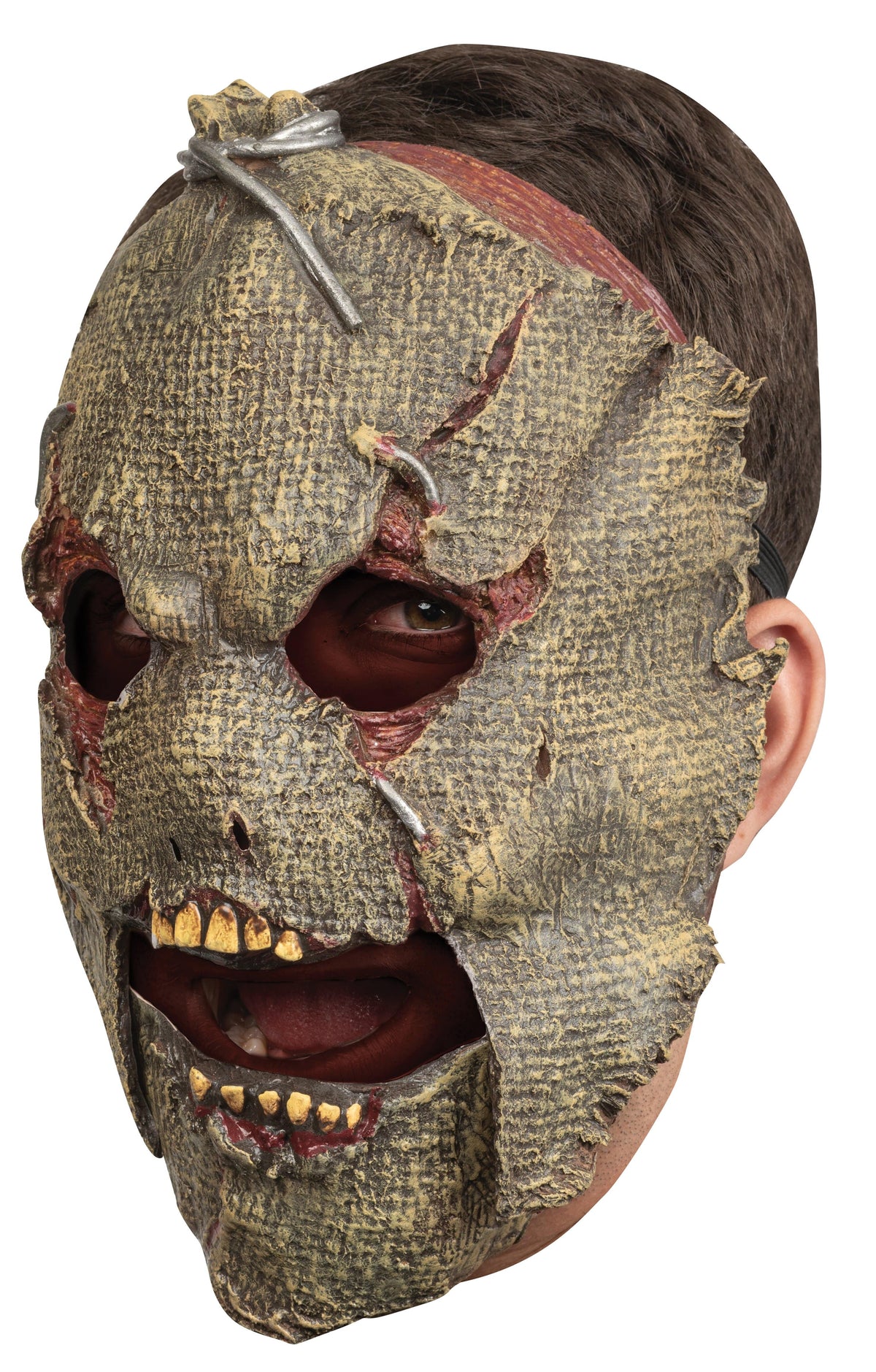 Scarecrow Mouth Moving Latex Mask