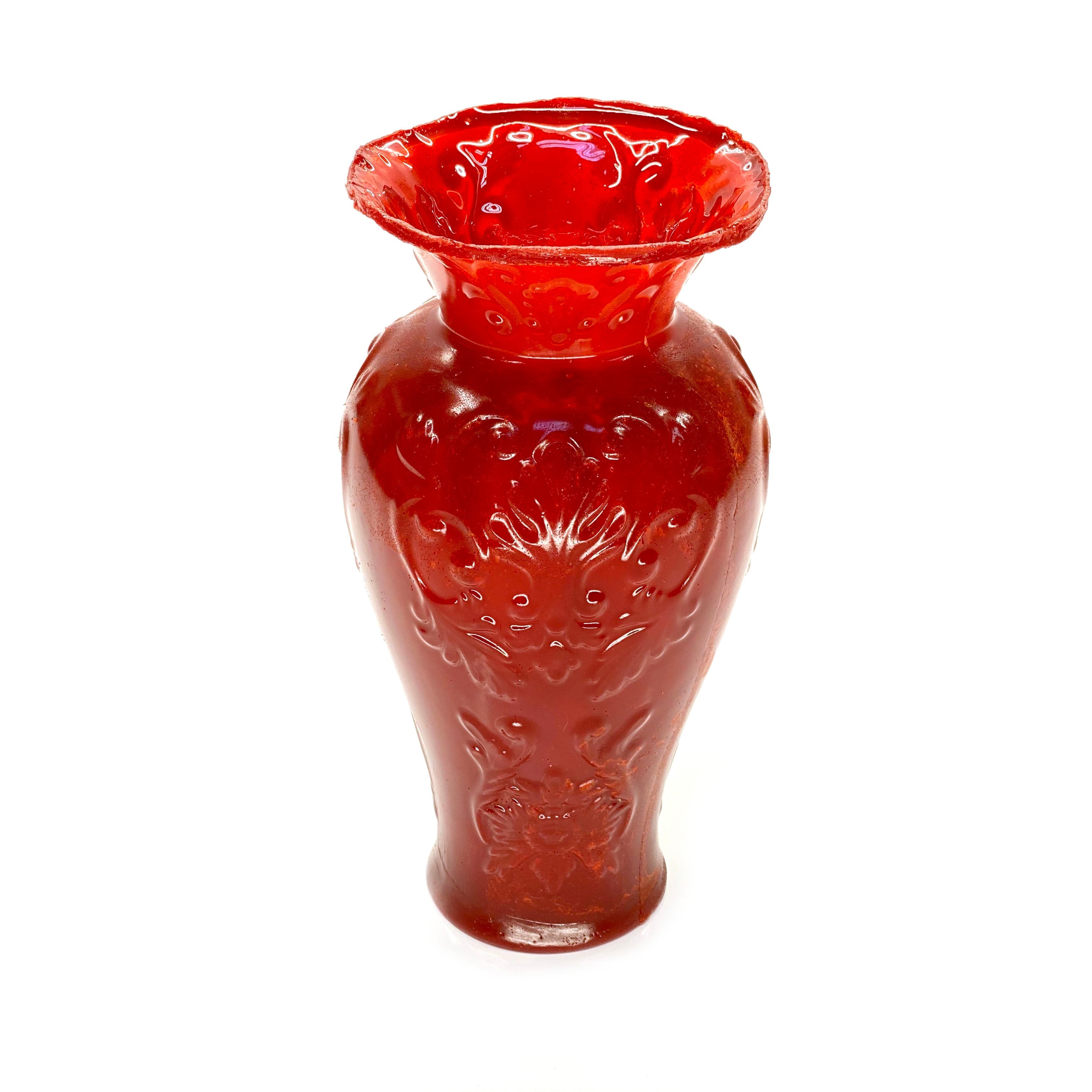 SMASHProps Breakaway Large Georgian Vase 7.5 Inch - RED opaque - Red Opaque