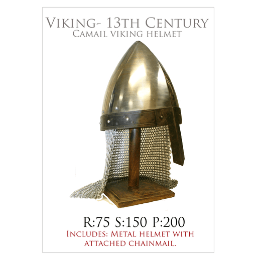 13th Century Camail Viking Helmet