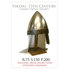 13th Century Camail Viking Helmet