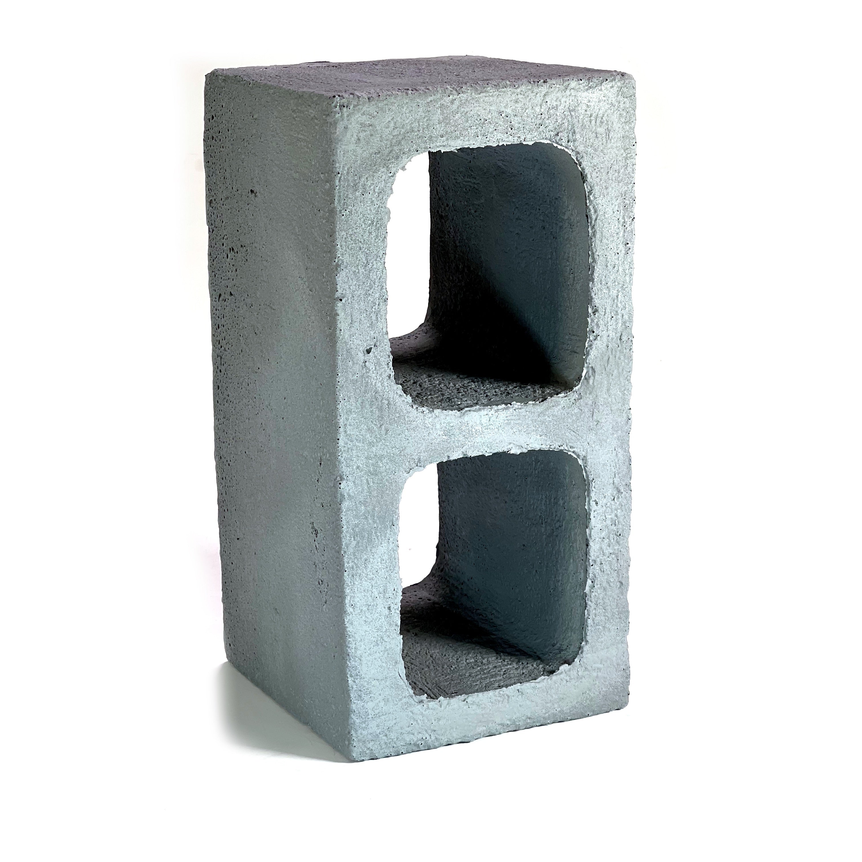 Flexible Soft Urethane Foam Rubber Cement Cinder Block Replica Prop - GREY