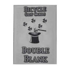 Blue Double Blank Bicycle Deck