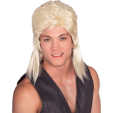 One Size Fits Most Men’s Adult Mullet Wig