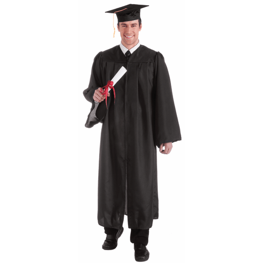 Black One Size Fits Most Adult Graduation Robe