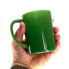 SMASHProps Breakaway Mug & Saucer Set - DARK GREEN opaque - Dark Green,Opaque