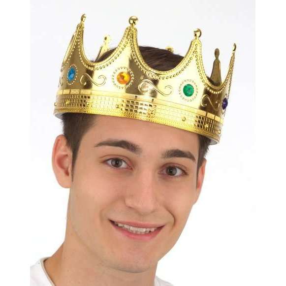 Plastic Jeweled Kings Crown