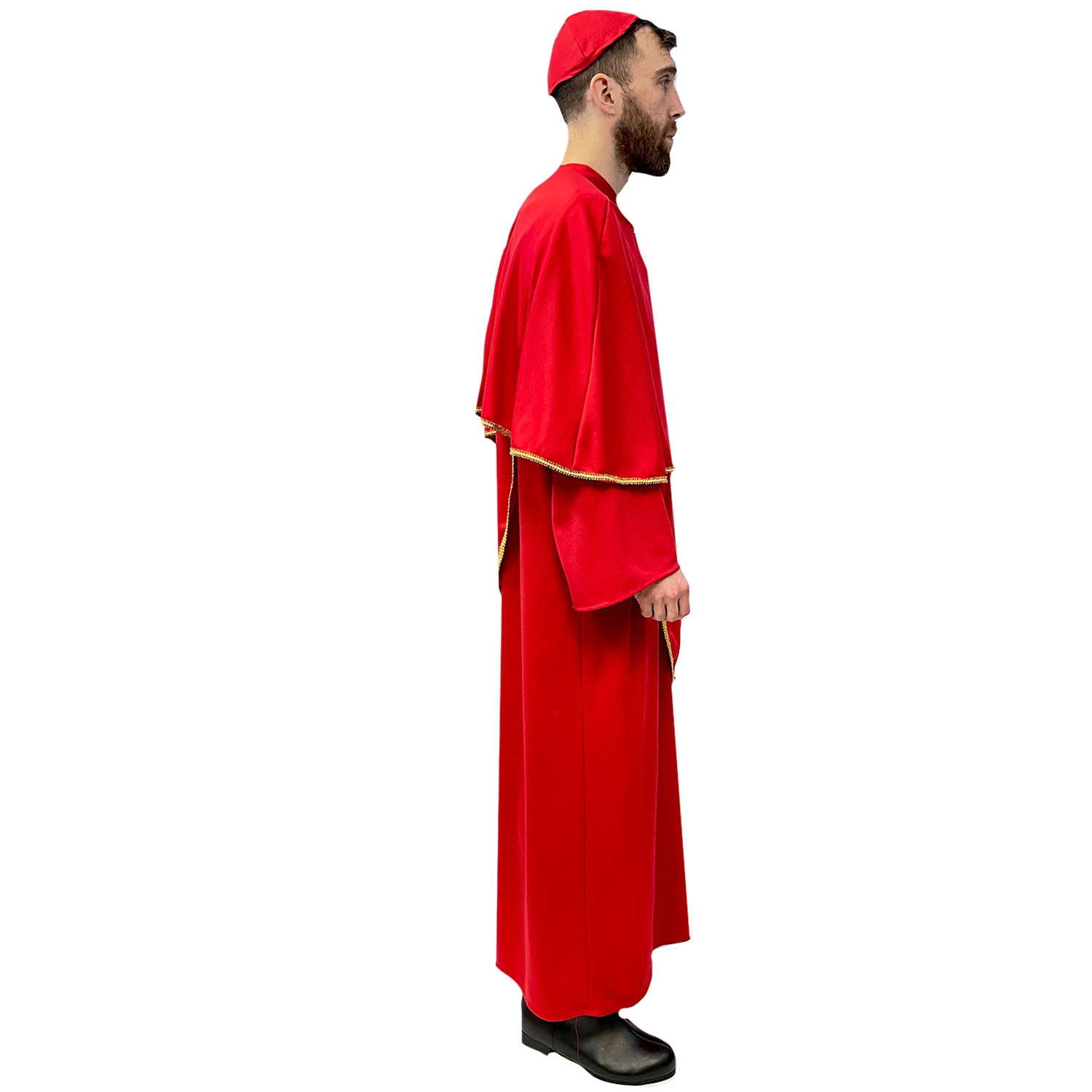 Traditional Catholic Cardinal Red Robe Adult Costume