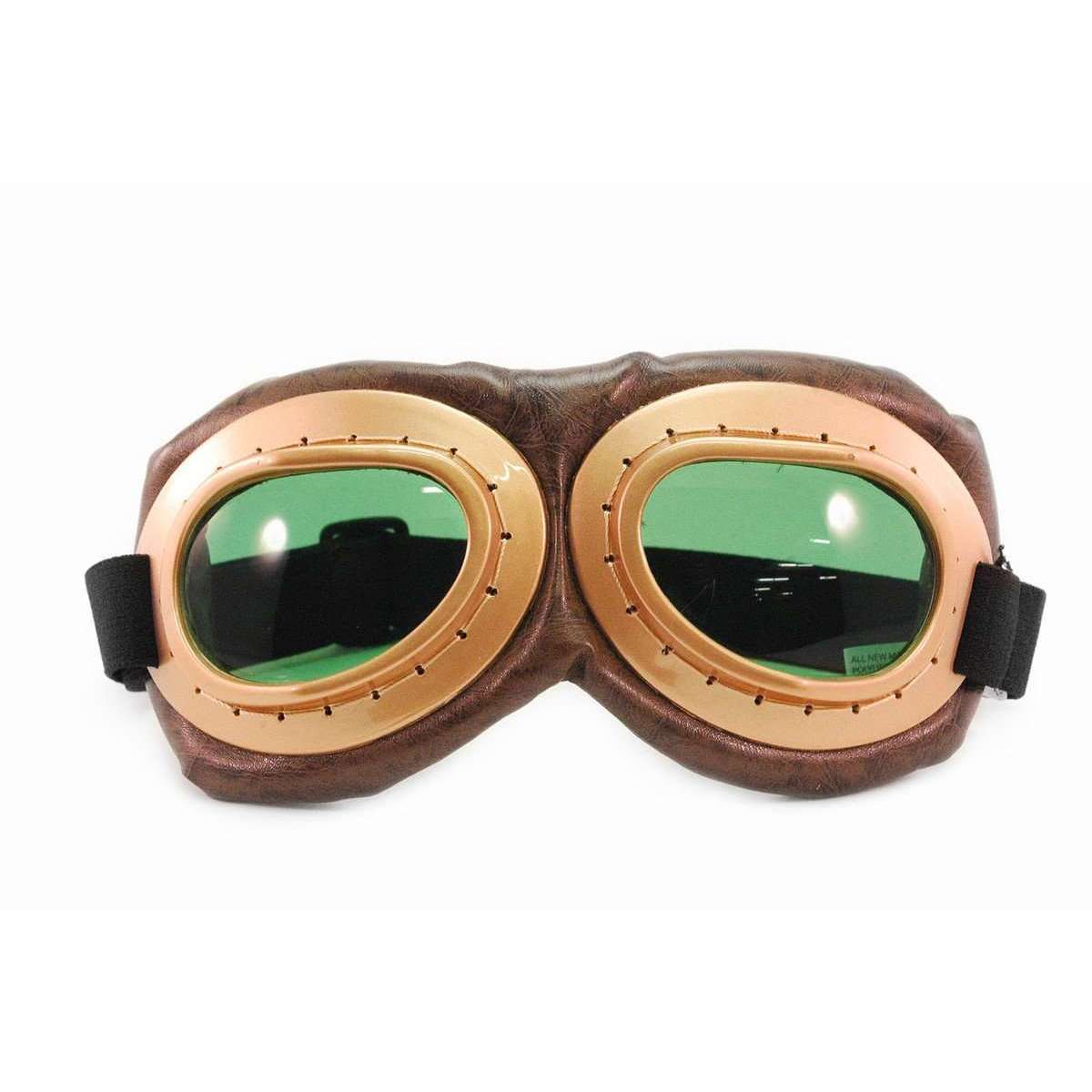 airplane goggles Aviator Goggles Gold/Green