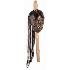 Voodoo Shrunken Head on a Stick