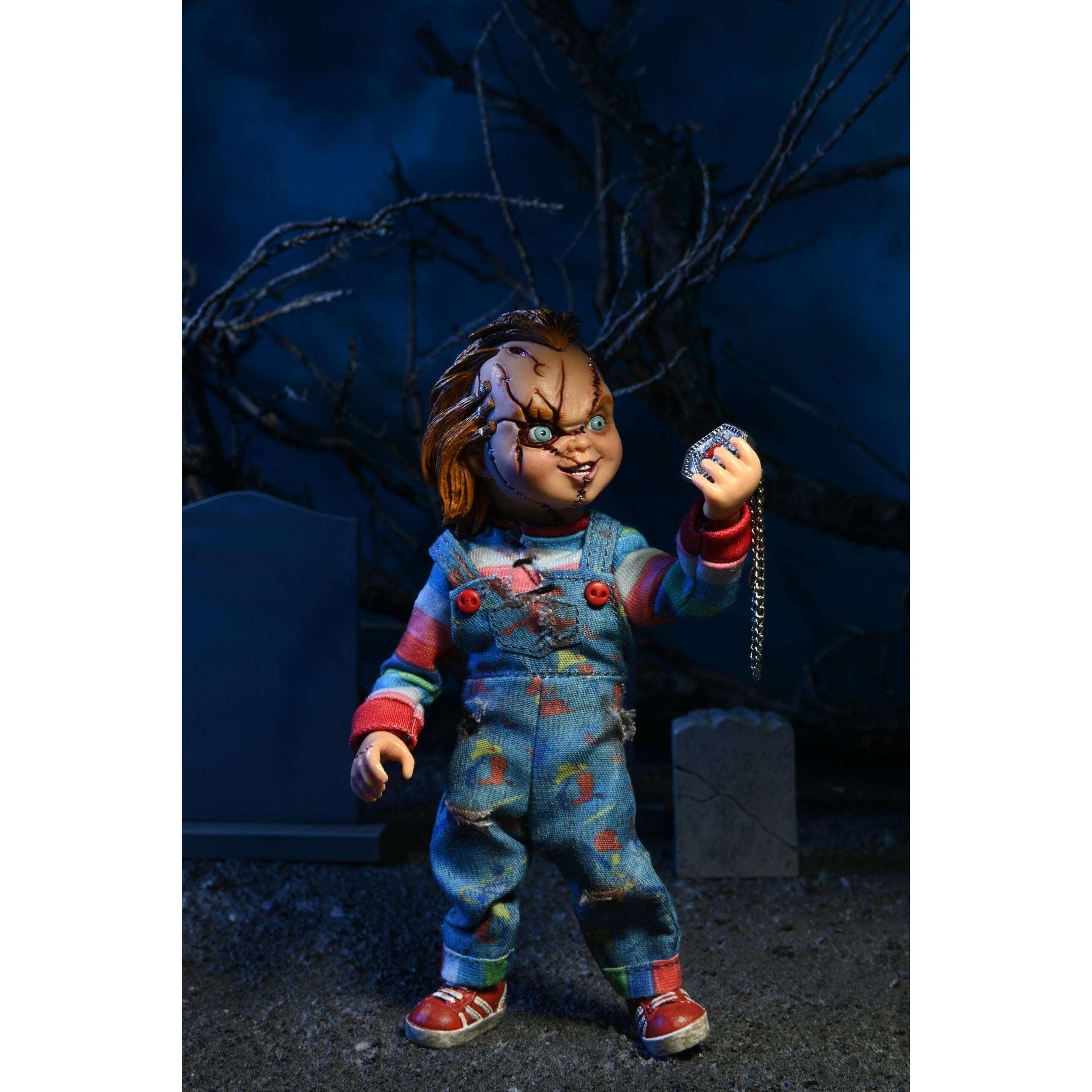 Bride of Chucky: 8″ Scale Chucky & Tiffany Collectible Clothed Figure 2 Pack