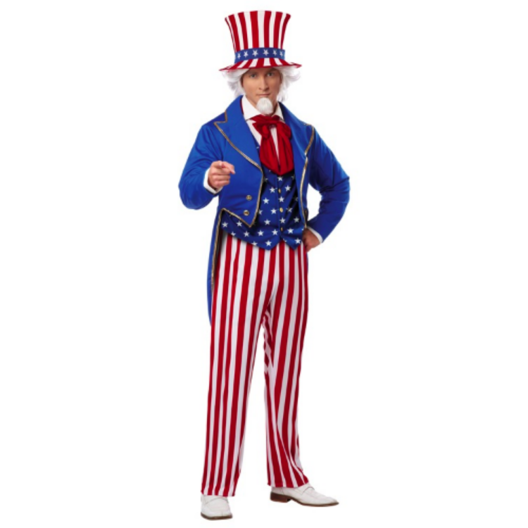 Uncle Sam American Flag Suit Adult Costume Review