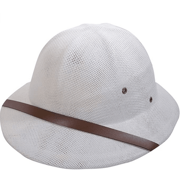 Explorer's White Pith Helmet