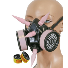 Large Spiked Gas Mask