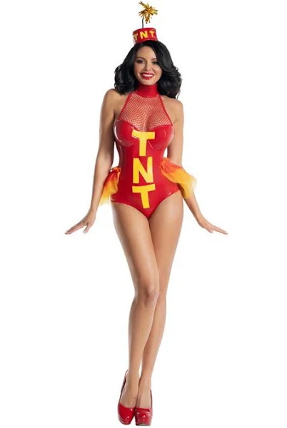 Boom Goes the Dynamite Sexy Stunner Vinyl Adult Costume