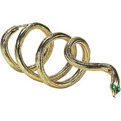 Golden Snake Armband Adult Costume Accessory