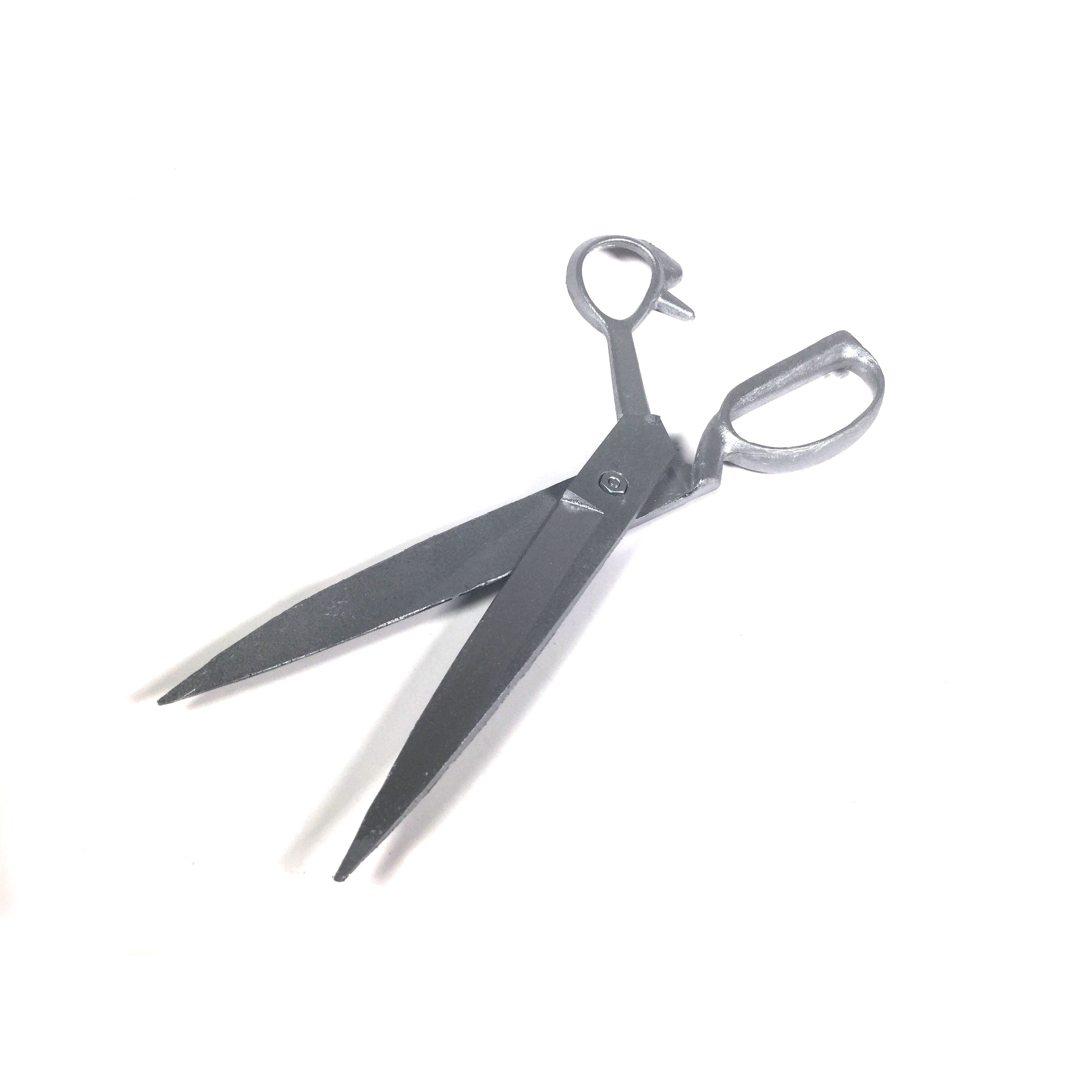 Large Foam Rubber Scissors or Shears with Functional Moving Parts - New - Chrome