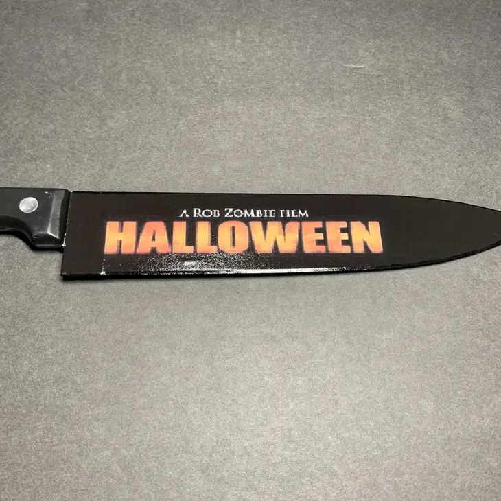 Halloween Michael Myers Kitchen Knife with Stand