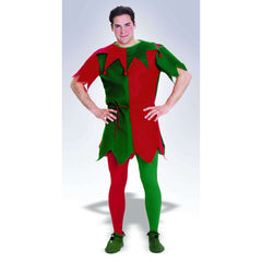 Red and Green Unisex Christmas Tights