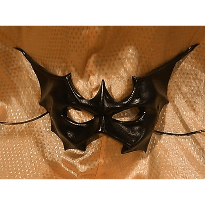 Bat Wing Leather Mask