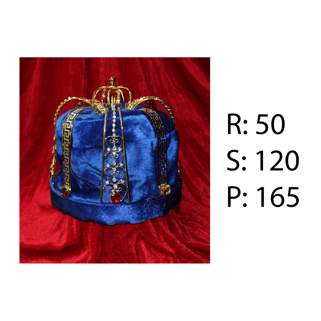 Rental - Crown with Royal Blue Lining