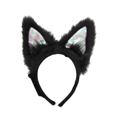 Light-Up Black Cat LumenEars Headband