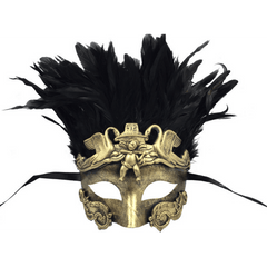 Feathered Roman Mask