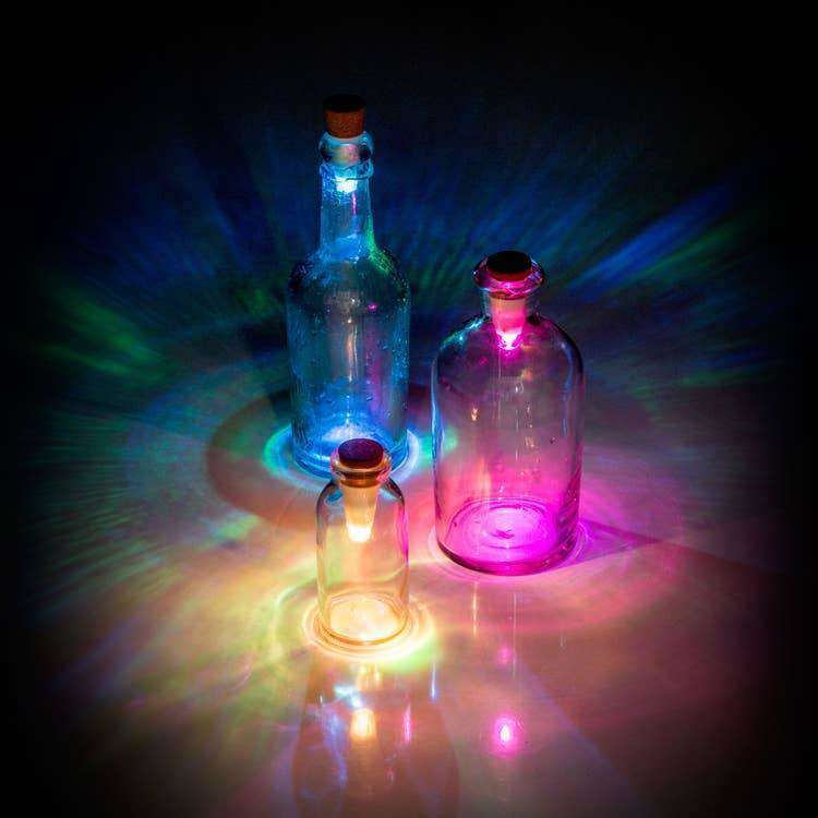 Multicolored Festival Bottle Light