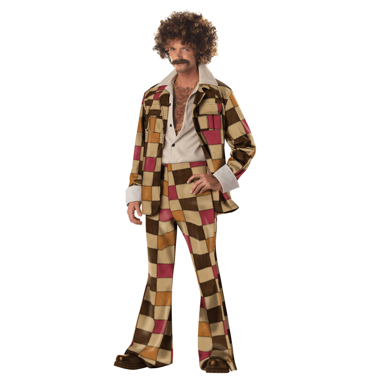 70's Sleazeball Disco Mens Polyester Adult Costume