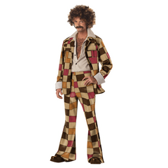 70's Sleazeball Disco Mens Polyester Adult Costume