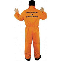 Department of Corrections Adult Jumpsuit Costume