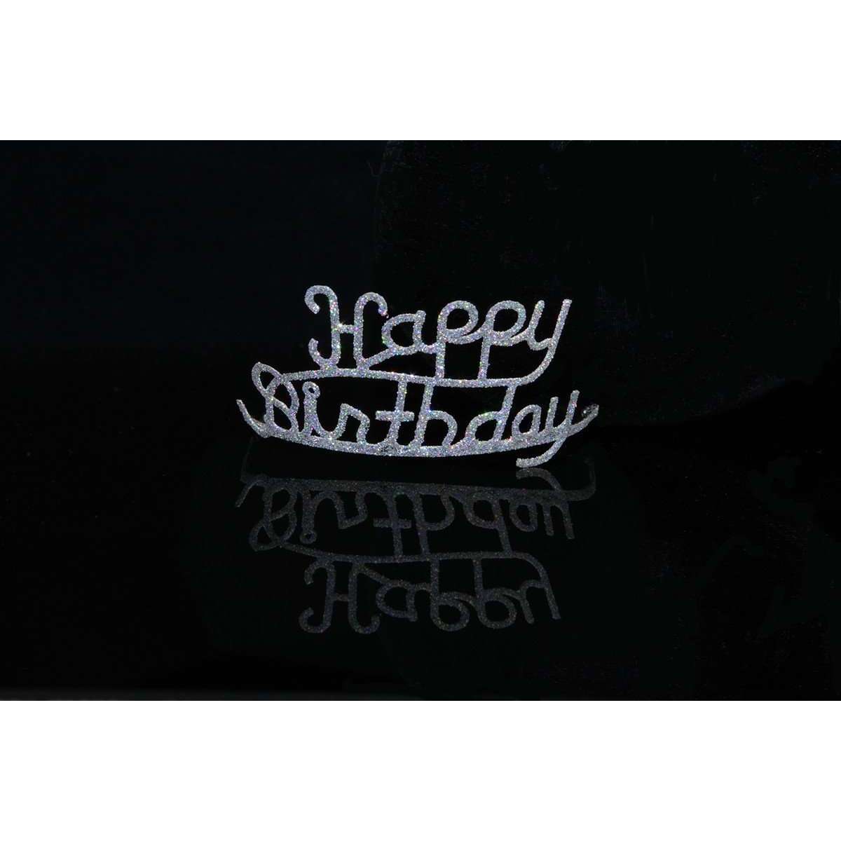Silver Happy Birthday Sparkle Tiara