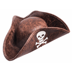 Mini Brown Pirate Hat