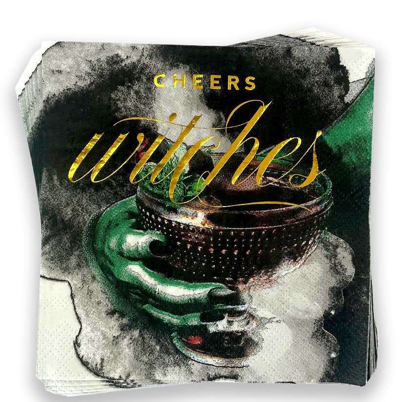 Cheers Witches Cocktail Napkins
