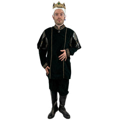 Medieval Ruler Royal Green Adult Costume