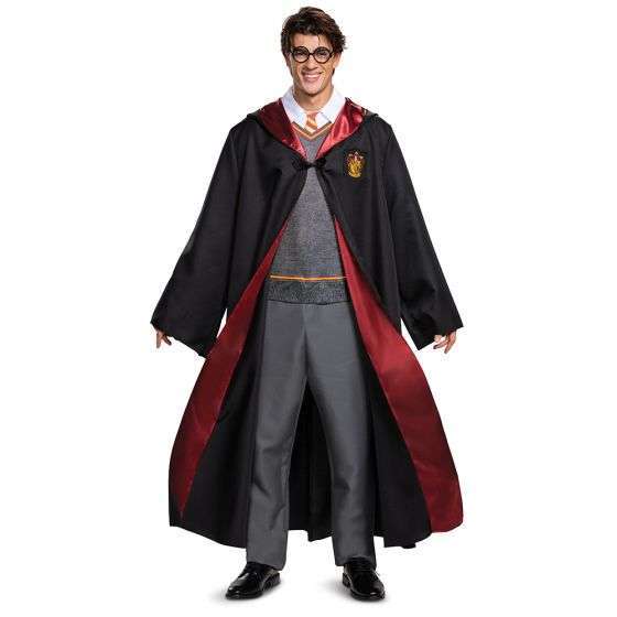 Deluxe Harry Potter Adult Hooded Robe & Jumpsuit Costume – AbracadabraNYC