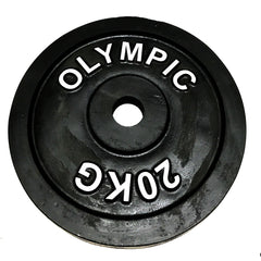 Solid Lightweight Olympic Barbell Free Weight Prop - 20 KG - RIGID FOAM HARD