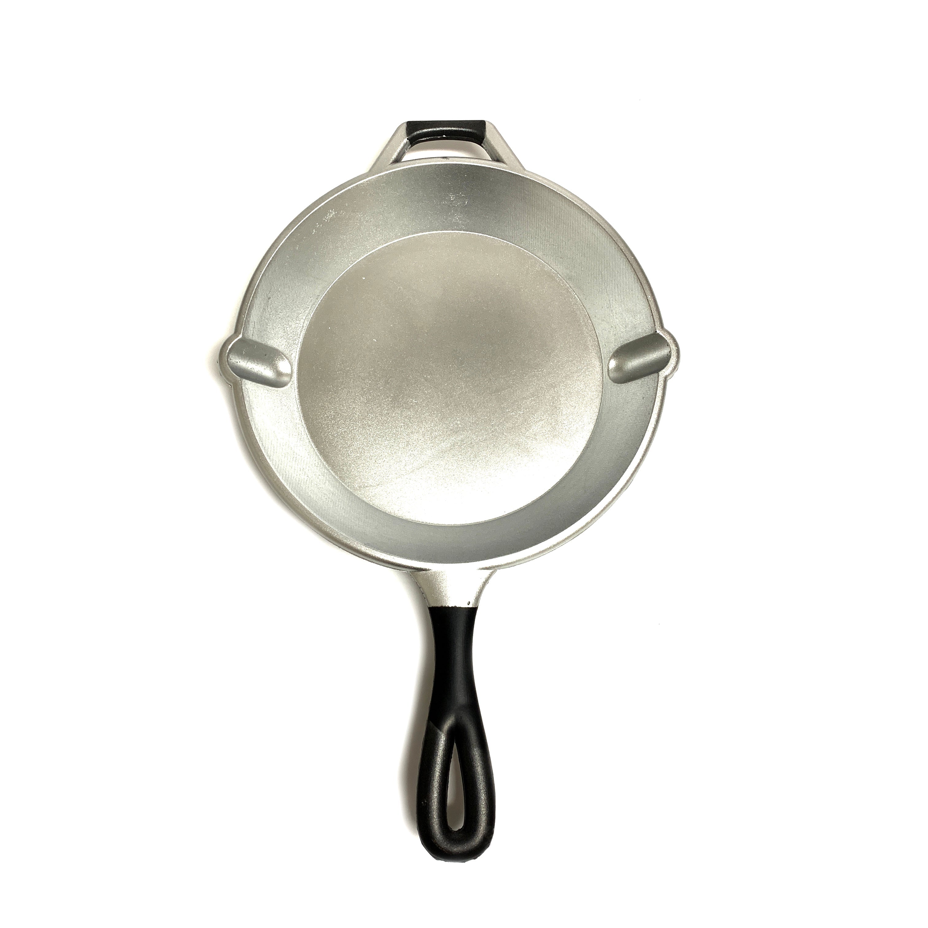 Foam Rubber Frying Pan in Worn Silver 