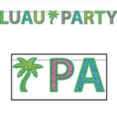 Glitter Streamer "Luau Party”
